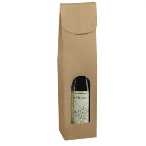 1 Bottle Carrier Natural Kraft