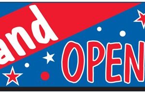 3' x 10' Grand Opening Cloth Banner
