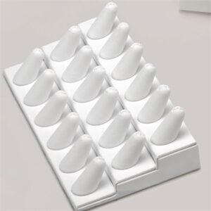 18 Finger Display- Rectangular Base