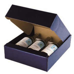 3 Bottle Navy Box