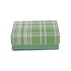 #21 Small Earring Plaid Assorted Box