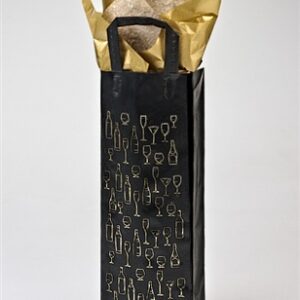 Plastic Gift Shopper For Bottles