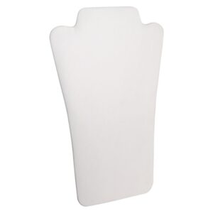 Padded White Leatherette Necklace Display/Stand