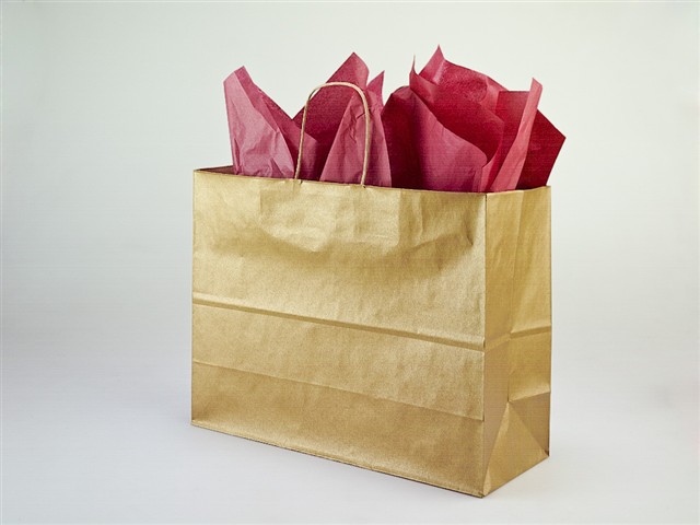 Vogue Gold Paper Shopping Bag
