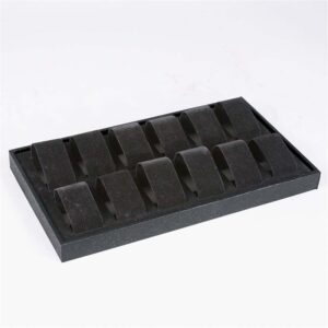 12 Watch Extra Wide Collars Black Tray