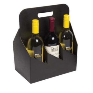 6 Bottle Open Carrier Black