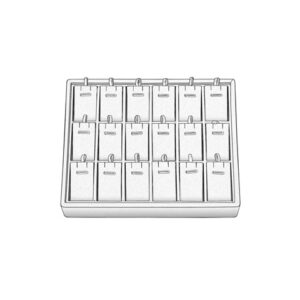 18 Pendant White Stackable Trays