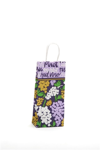 Beaujolais One Bottle Shopping Bags