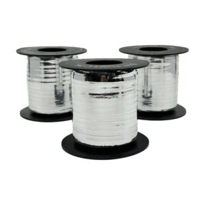 Metallic Silver Curling Ribbon