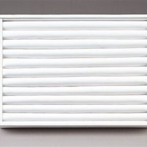 10 Row Ring/Bangle White Leatherette Tray