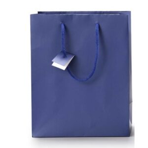 7 1/8" x 4" x 9 7/8" Navy Eurotote