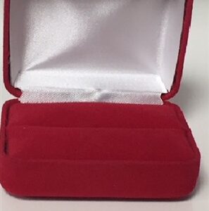 M15 Double Ring Red Velour