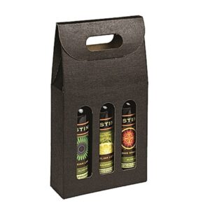 3 Bottle Carrier Matte Black